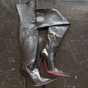 Santa Cruz Over The Knee Leather Boots